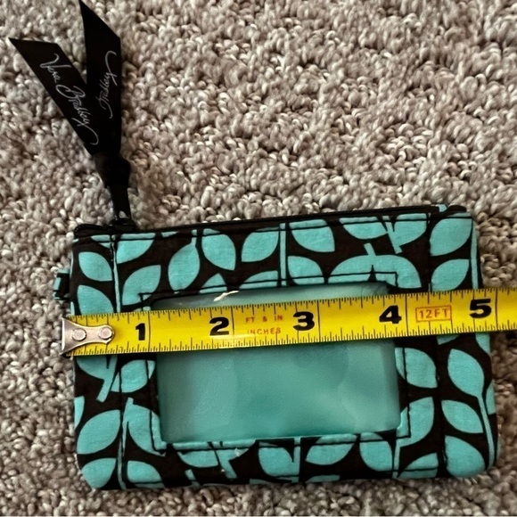 Vera Bradley Shower Vines Window ID Case Holder Credit Card Travel Coin Purse - Picture 4 of 5